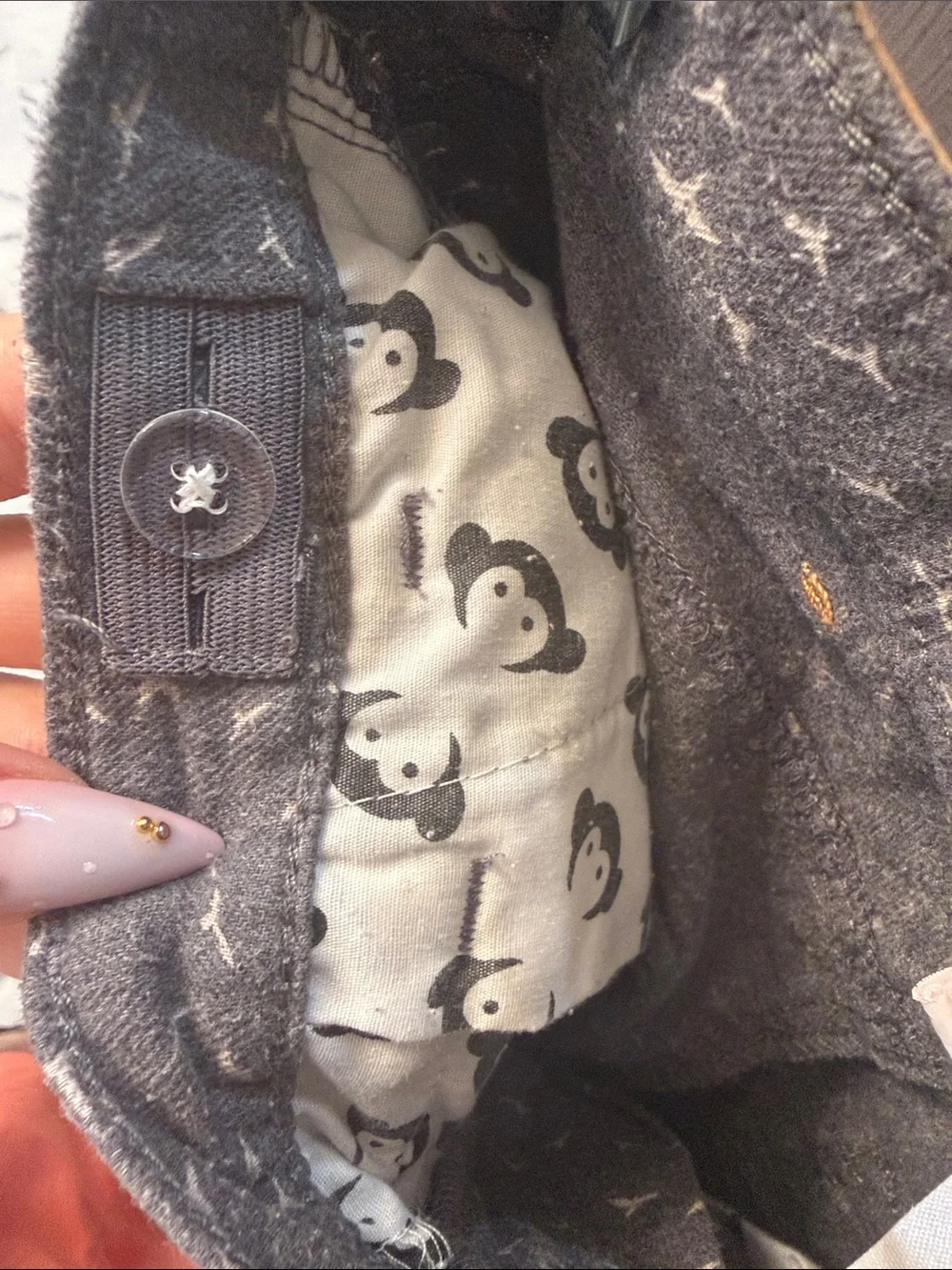 Appaman Gray Shorts with White Bird Print
